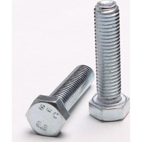 5PCS 0526 High-Strength Galvanized Hex Socket Head Cap Screws 8.8 Galvanized Screws Hexagonal Bolts M6 * 50
