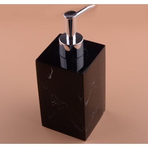 500ML Black White Liquid Soap Dispenser Kitchen Sink Bathroom Hotel Hand Lotion Manual Pump Bottle Container