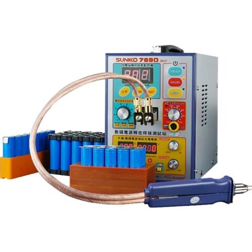 769D Battery Spot Welding Machine 18650 Spot Welder Lithium Battery Assembly Solder Battery Charging Test Integrated Machine
