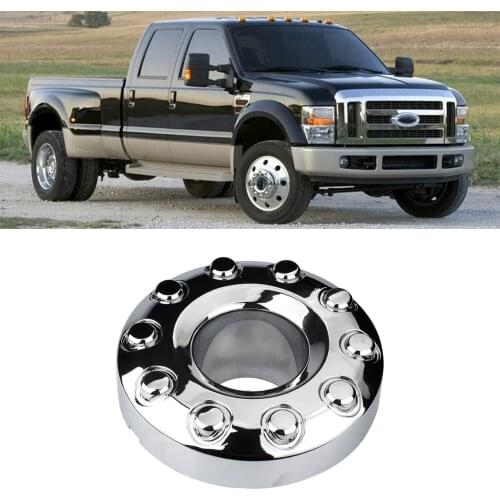 ABS Chrome Plated Center Hub Cap Wheel Simulator 10 Lugs for Ford F-450 F-550 Super Duty 2005-2017 Car Accessories 5C3Z1130NA