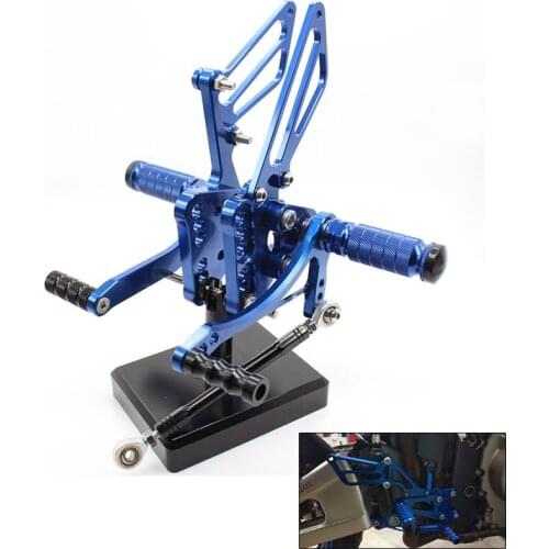 CNC Del Motociclo Pedane Regolabili Posteriori Set Spina Del Piede For Suzuki GSXR1000 GSXR 1000 K5 K6 2005 2006