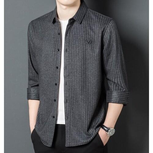CHUNZUMURONG Men's Slim Fit Shirts
