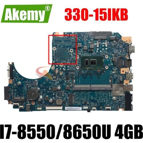 For Lenovo V330 V330-15IKB Laptop Motherboard LV315KB MB 17807-3 448.0DC04.0031 W/ I7-8550/8650U 4GB-RAM 100% fully tested