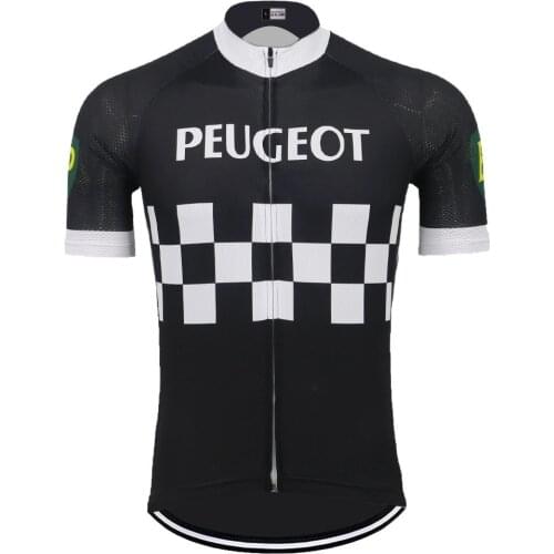 New Cycling Jersey Mens Professional Racing Team Black Short-Sleeved Bicycle Clothes Summer Breathable Mountain Bike Clothes