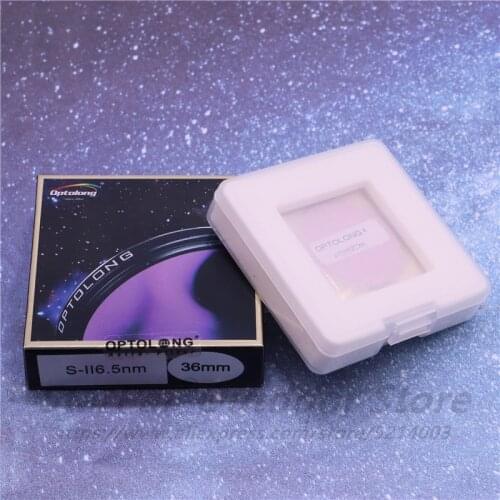 OPTOLONG 36mm Filter Astronomy Telescope SII-CCD 6.5nm Narrow-Band Filter for Deep Sky 36mm Mounted LD1011C