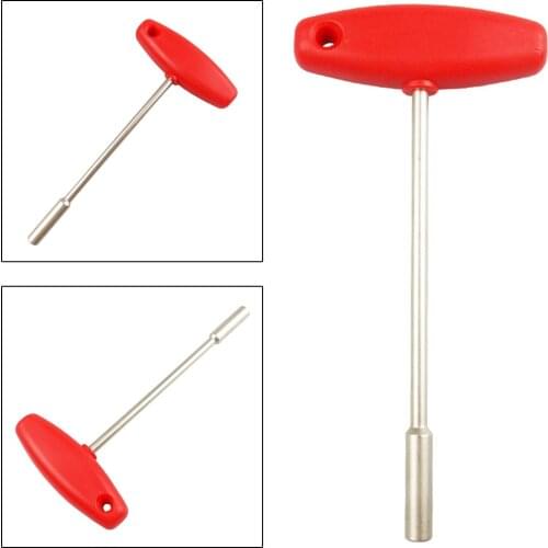 3.2/4.7/5.5mm Steel Bicycle Concealed Spoke Cap Wrench MTB Mountain Bike Plastic T Shaped Socket Sleeve Built-in Spoke Cap Tool