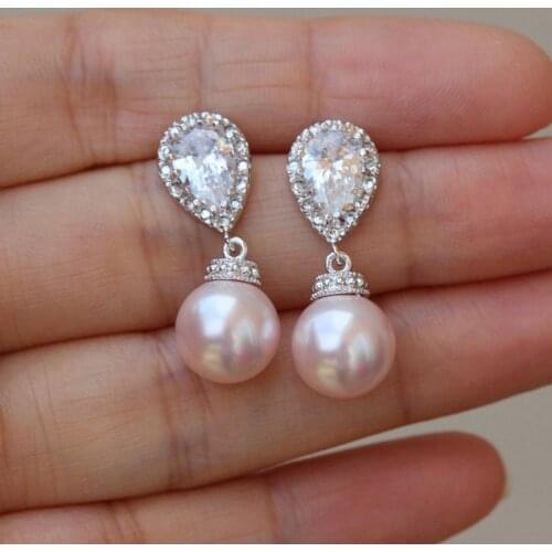 Huitan Hot Sale Simulated Pearl Dangle Earrings for Women Fashion Versatile New Earrings Exquisite Birthday Gift Trendy Jewelry