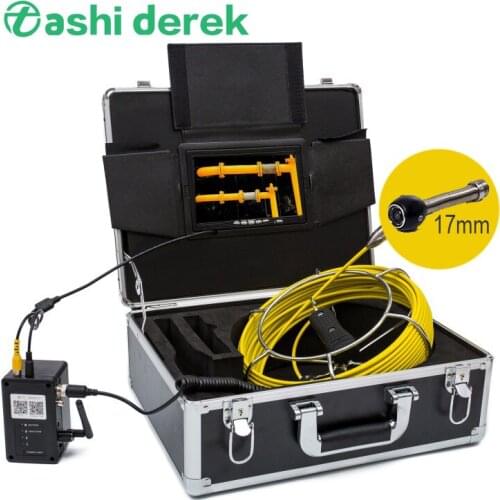 WIFI Pipe Sewer Inspection Camera 17mm Lens Waterproof Industrial Case Portable Wireless Endoscope Camera WP70 with 8 GB Card