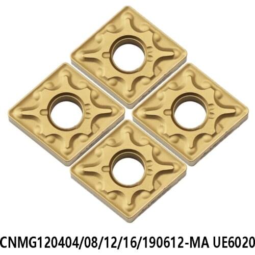 CNMG CNMG120404 CNMG120408 CNMG120412 CNMG120416 CNMG190612 MA UE6020 Carbide Inserts for Steel Turning Tools Lathe