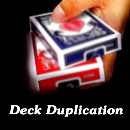 Deck Duplication Magic Tricks Deck 1 To 2 Close Up Street Stage Magic Props Illusion Magician Gimmick Mentalism Puzzle Toy
