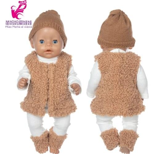 Doll Clothes Baby Dolls Coat for 18 Inch Girl Doll Cowboy Jackets Toys Doll Outfits