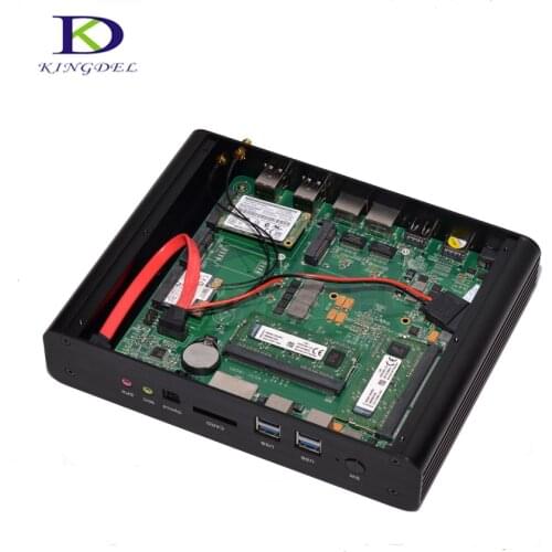 Mini Industrial PC,HTPC,Desktop Computer,Intel 4th Gen. Haswell Core i7-4500U,Barebone, 2*LAN+2*HDMI+SPDIF,Wifi,Windows 10 Pro