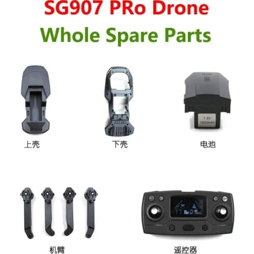 SG907 Pro SG907Pro RC Drone Original Spare Parts Propeller Body Shell Front Rear Arm Motor Remote Controller USB Charger Battery