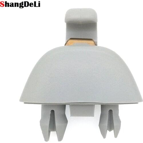 Gray Interior Sun Visor Clip Bracket Hook for VW Passat B7 Polo for Skoda Rapid 2012 to 2015