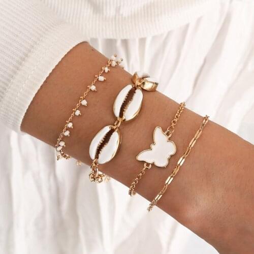 Uvwxyz White Bracelets