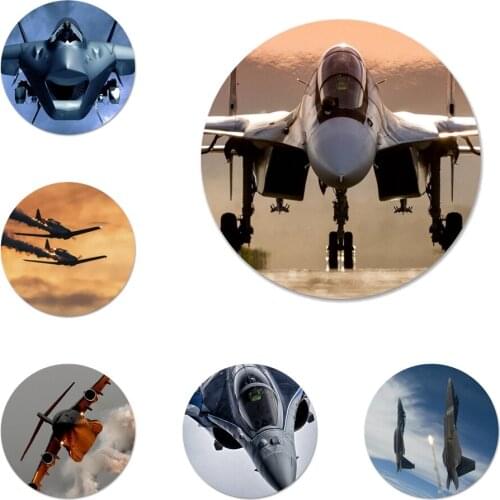Military Planes Icons Pins Badge Decoration Brooches Metal Badges For Clothes Backpack Decoration