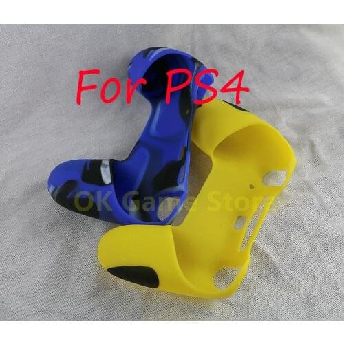 10pcs For PS4 Thickening Silicone Gel Guards sleeve Skin Grips Cover Case Caps For Playstation 4 PS4 Accessories