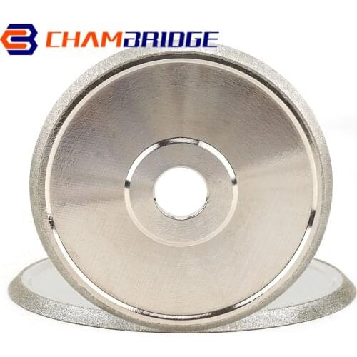 150mm Diamond Grinding Wheel 45 degrees Electroplated Grinder For hard alloy tungsten steel milling cutters etc Abrasive Cutting