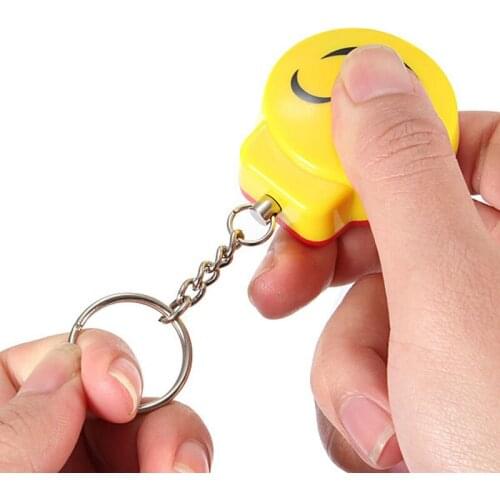 3PCS Compact protable Personal Alarm Safety Alarm For Personal Protection From Wolf Thief robbery ferocious beast Keychain Alarm