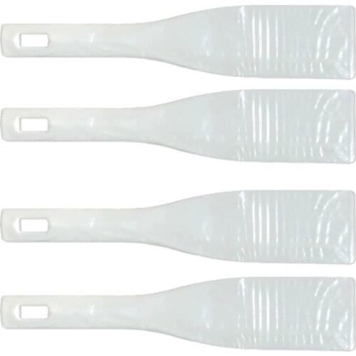 4pcs 2.4" 6cm Width Spatula Ink Scoop Silk Screen Printing Shovel Goop Scoop Plastisol