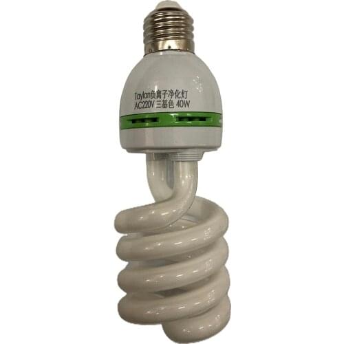 40W Negative Ion Bulb Lamp Spiral Ionizer Anion Bulb For Cafe