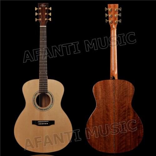 41 inch Acoustic/ Solid Spruce top / Solid Nato back and sides/ AFANTI Acoustic guitar (AFA-910)