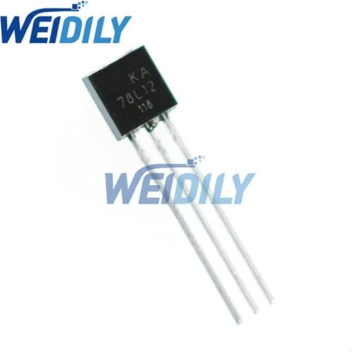 50PCS/LOT 78L12 TO-92 12V 100mA DIP voltage regulator 78L12 Original New