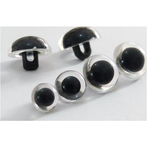 50pcs/lot 21mm clear button toy eyes for diy doll findings