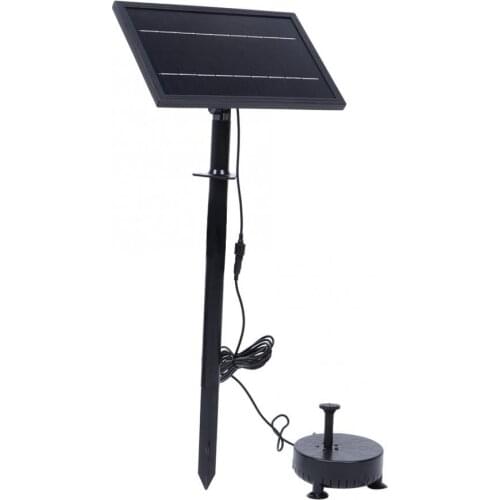 9V 8W Solar Fountain Solar Garden Floating Solar Fountain Pump Outdoor Landscape Pool Decoration with Light Garden Decoration