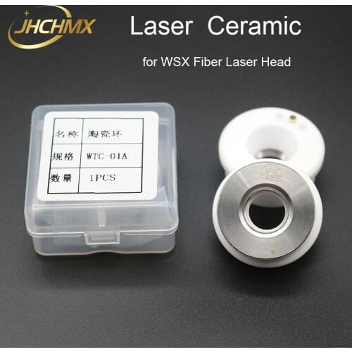 JHCHMX Fiber Laser Ceramic Nozzles Holder Dia.28mm M11 for WSX KC15 NC30 Fiber Laser Cutting Head WTC-01A Original Laser Ceramic