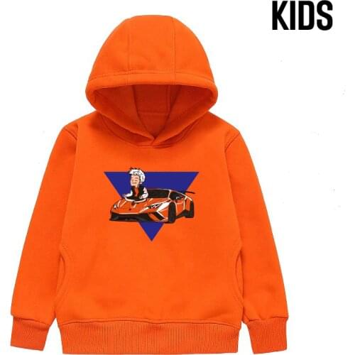 Kids Merch A4 Lamba Hoodie Spring Autumn Boys Thicked Hooded Sweatshirts Casual Parent Family Clothing Girls Pullover Tops