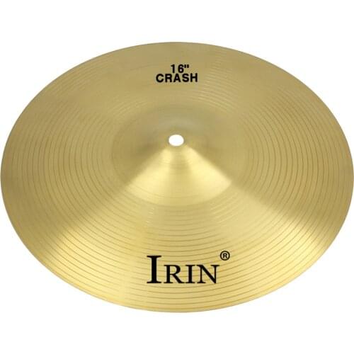16 Inch Brass Crash Ride Cymbal Hi Hat Cymbals for Drum Percussion Musical Instrument Set 400 x 400 x 30mm