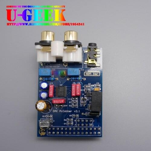 UGEEK AOIDE HiFi DAC Audio Sound Card Module I2S interface for Raspberry Pi B | DIY Your HiFi Player With Raspberry Pi