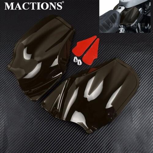 Motorcycle Reflective Saddle Shields Air Heat Deflector Smoke For Harley Sportster Iron 883 1200 Forty Eight XL1200 2014-2019