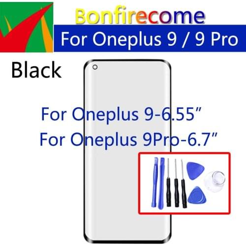 For Oneplus 9 Pro 9Pro Touchscreen LCD Display Front Touch Panel Glass Cover Lens Replacement