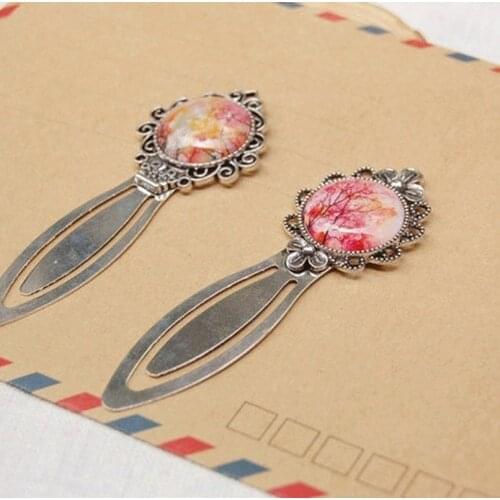 Dream Forest Metal Bookmark for Book Paper Clips Bookend Creative Reading School Stationery Teacher Gifts