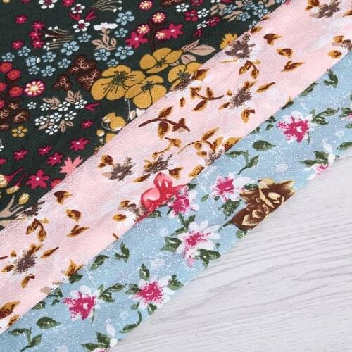 Sunscreen dress Chiffon dress beach towel fabric Chiffon fabric Floral printed chiffon Dress fabric Summer dress material