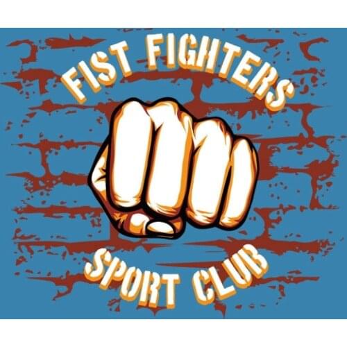 New Power Fist Iron On Patches Diy Accessory T-Shirt Stickers For Man Heat Transfer Diy Fight Symbol Thermal Sticker On Clothes
