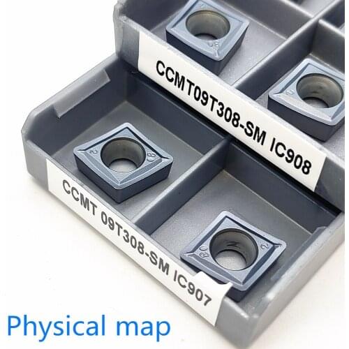 Carbide Insert CCMT09T308 SM IC907 IC908 32.51 Internal Turning Tool CNC Lathe Parts Tool Tokarnyy CCMT Turning Tool