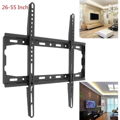 Universal convenient 35KG TV Wall Mount Bracket Fixed Flat Panel TV Frame for 26-55 Inch LCD LED Monitor Flat Panel