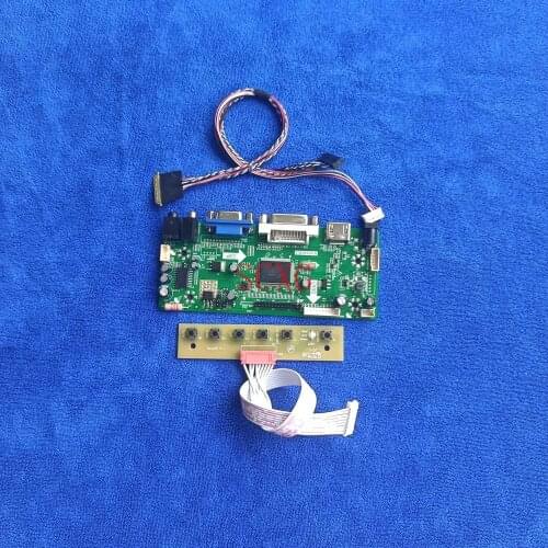 VGA DVI HDMI-compatible 40-Pin LVDS For LTN156AT14/LTN156AT15/LTN156AT17 Kit LCD matrix drive board 1366*768 WLED 60Hz M.NT68676
