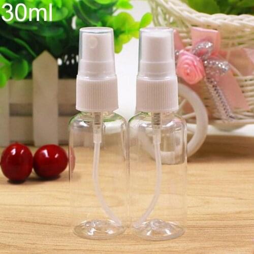 30ml Portable Clear Plastic Empty Containers Bottles Sprayer Dispenser Refillable Bottle Perfume Atomizer Cosmetic Container