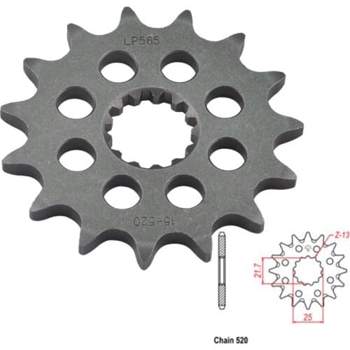 520 Motorcycle Front Sprocket Pinion For kawasaki KLE650 Versys Z650 ER650 W800 EJ800 SV650 SFV650