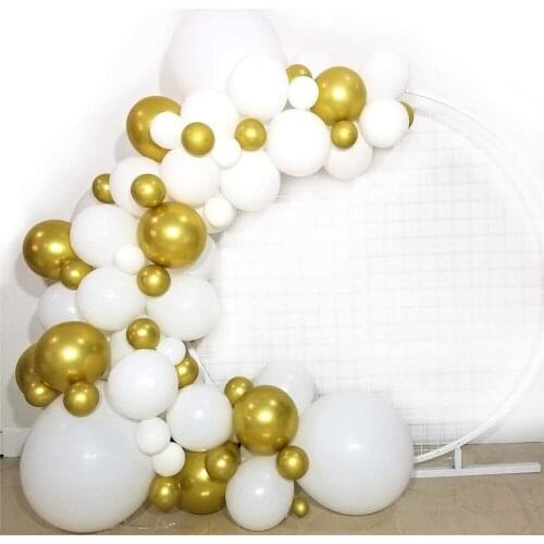 85pcs Gold White Balloon Garland Kit Set to be Bride Bridal Ballon Arch White Wedding Decoration For Wedding Party Decor