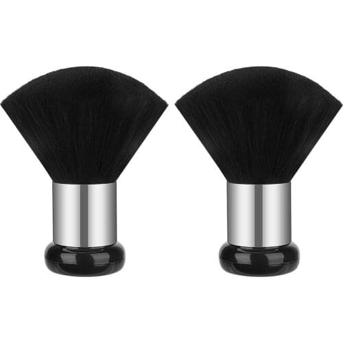 Barber Shop Accessories Neck Duster Soft Brush for Hair Cutting Hairdressing Neck Brushes Two Pieces