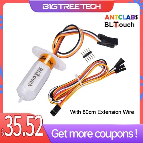 ANTCLABS BLTouch Auto Bed Leveling Sensor V3.1 Improve Printing Precision To be Permium 3D Printer Parts SKR MINI E3 V1.4 Turbo