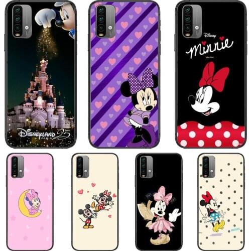 Beautiful Minnie Mouse Phone Case For XiaoMi Redmi 11 lite 9C 8A 7A Pro 10T 5G Anime Cover Mi 10 Ultra Poco M3 X3 NFC 8 SE cover