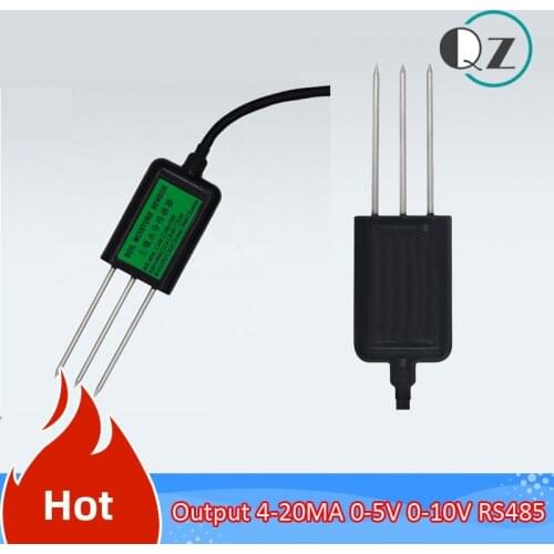 RS485 Soil Temperature Humidity EC Sensors Soil Moisture Conductivity Sensor 4-20MA 0-5V 0-10V soil temperature transmitter