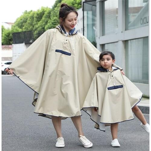 Adult Raincoat Children Poncho Cloak Style Student Children Raincoat Women Raincoat Waterproof Electric Motorcycle for Adult