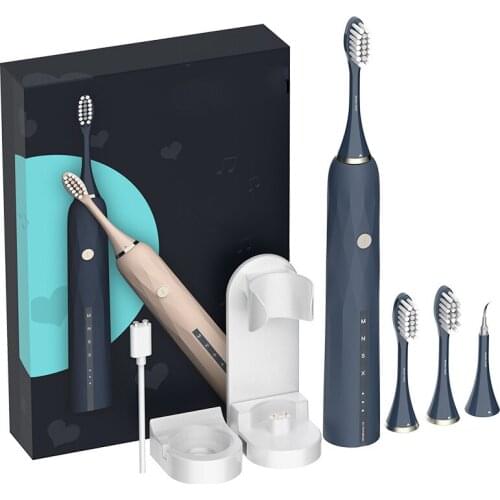 Vertical brush sound wave whitening electric toothbrush tooth cleaning kit D361